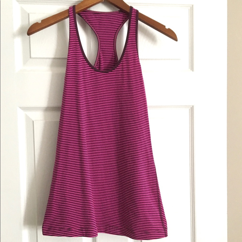 Lululemon Stripe Cool Racerback - Picture 4 of 7
